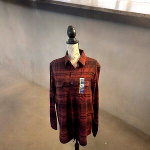 NWT GEORGE Collared Button Down Shirt Large